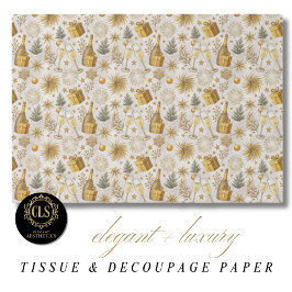 Elegante Festive Nieuwjaar Luxe Esthetiek Tissuepapier