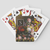 Elegante Fieldflowers Boeket Fine Art Painting Pokerkaarten (Achterkant)