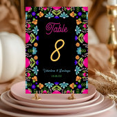 Elegante fiesta bruiloft kaart