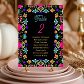 Elegante fiesta bruiloft kaart