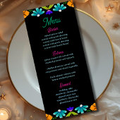 Elegante fiesta bruiloft menu
