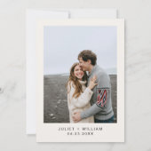 Elegante Fiesta Cactus Floral Mexicaanse bruiloft Save The Date (Achterkant)