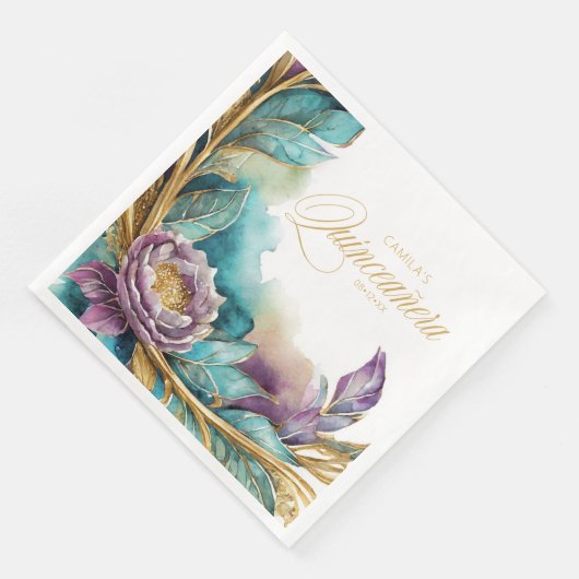 Elegante Fiesta Quinceanera ID1029 Servet (Hoek)