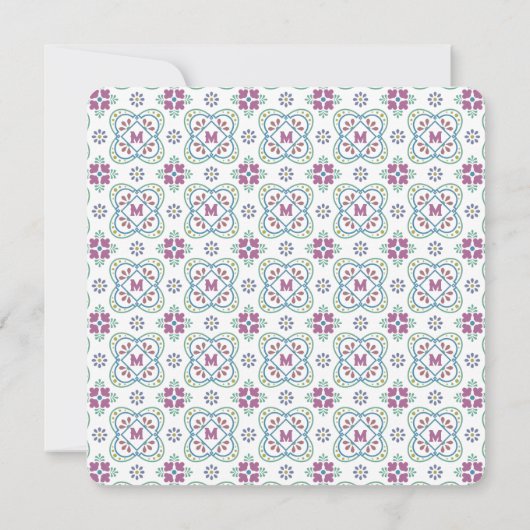 Elegante Fiesta repetitie diner uitnodiging (Achterkant)