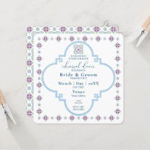 Elegante Fiesta repetitie diner uitnodiging