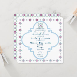 Elegante Fiesta repetitie diner uitnodiging