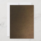 Elegante Fijne Kunst Bloemstuk Bruiloft Kaart (Achterkant)