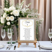 Elegante filigraan bruiloft tafel zitplaatsen kaar kaart