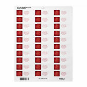 Elegante filigraan duif etiket (Full Sheet)