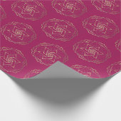 Elegante filigraan ster van David Cadeaupapier (Hoek)