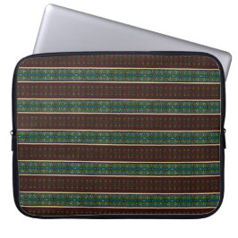Elegante filigraan strepen laptop sleeve