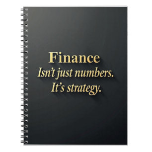 Elegante financiële quote  notitieboek