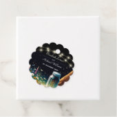 Elegante Firefly rustieke bruiloft uitnodiging Bedankjes Labels (In situ)