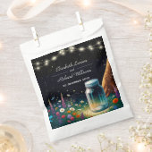 Elegante Firefly rustieke bruiloft uitnodiging Bedankzakje (Geknipt)