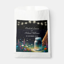 Elegante Firefly rustieke bruiloft uitnodiging