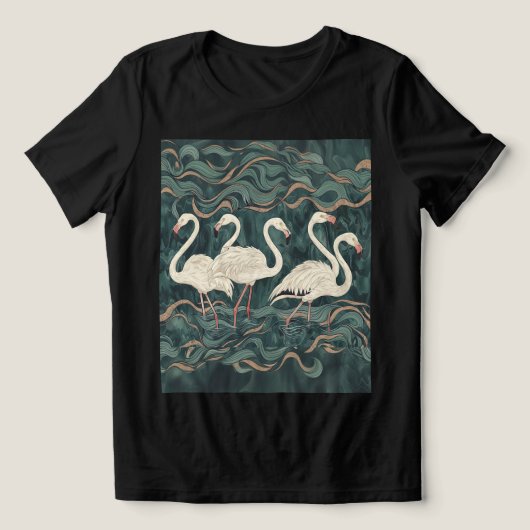 Elegante Flamingo T-shirt (Design voorkant)