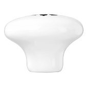 Elegante fleur de lis icoon deur en lade knoppen (Zijkant)