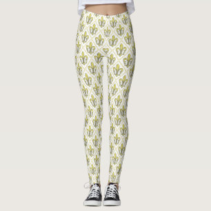Elegante Fleur de Lis-ontwerp broek Leggings