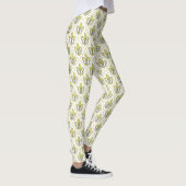 Elegante Fleur de Lis-ontwerp broek Leggings (Rechts)