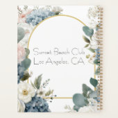 Elegante Flora Persoonlijke Trouwplanner Planner (Achterkant)