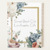 Elegante Flora Persoonlijke Trouwplanner Planner (Achterkant)