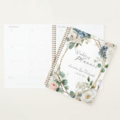 Elegante Flora Persoonlijke Trouwplanner Planner (Display)