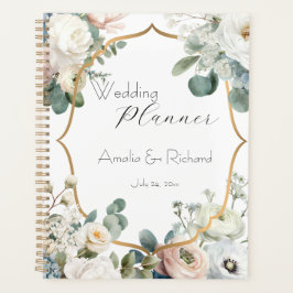 Elegante Flora Persoonlijke Trouwplanner Planner