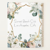 Elegante Flora Persoonlijke Trouwplanner Planner (Achterkant)
