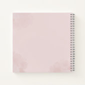 Elegante Floral 60e Verjaardagsfeestgast Notitieboek (Achterkant)