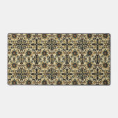 Elegante Floral Arabesque Bureaumat (Voorkant)