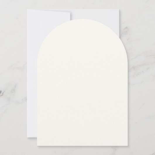 Elegante Floral Arch bruiloft uitnodiging (Achterkant)