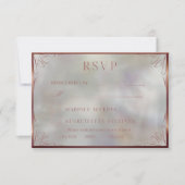Elegante Floral Autumn RSVP-kaart (Voorkant)