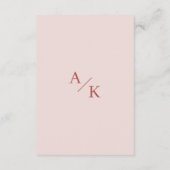 Elegante Floral Boho bruiloft details Informatiekaartje (Achterkant)