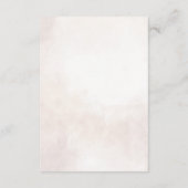 Elegante Floral Boho bruiloft details Informatiekaartje (Achterkant)