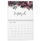 Elegante Floral Botanische Kalender (Mar 2026)