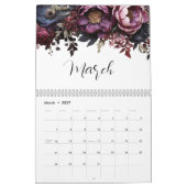 Elegante Floral Botanische Kalender (Mar 2027)