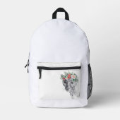 Elegante Floral Bow Canvas tas (Voorkant)