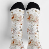 Elegante Floral bruiloft Sokken (Top)