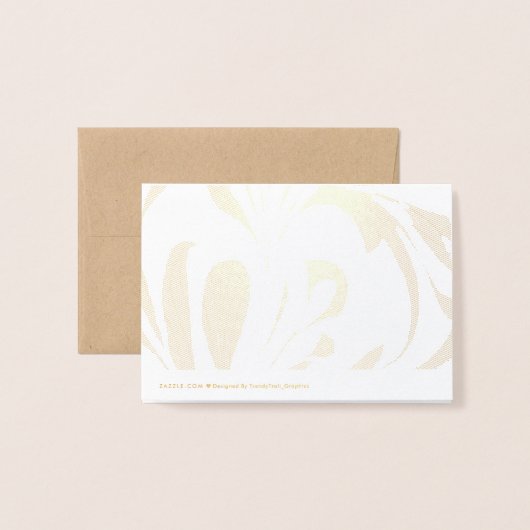 Elegante Floral bruiloft uitnodiging Kaart (Met envelop)