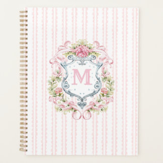 Elegante Floral Crest Planner