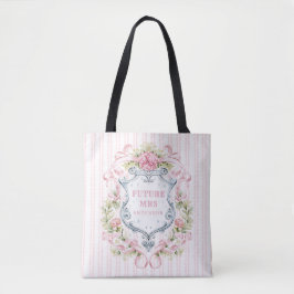 Elegante Floral Crest | toekomstige mevrouw Tote Bag