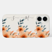 Elegante Floral Custom iPhone / iPad case (Achterkant (horizontaal))