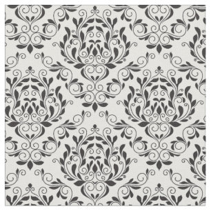 Elegante Floral Damask stof
