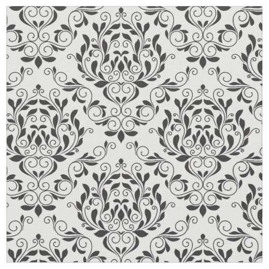 Elegante Floral Damask stof (Close Up)