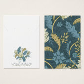 Elegante Floral Earring Ketting Display Kaart (Voorkant /achterkant)