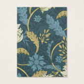 Elegante Floral Earring Ketting Display Kaart (Achterkant)