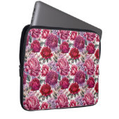 Elegante Floral Electronics Bag Laptop Sleeve (Voorkant Rechts)