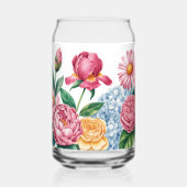 Elegante Floral Garden Drinkware set Blikvorm Glas (Voorkant)