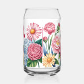 Elegante Floral Garden Drinkware set Blikvorm Glas (Links)