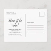 Elegante Floral Garden Spring Wedding Save the Dat Briefkaart (Achterkant)
